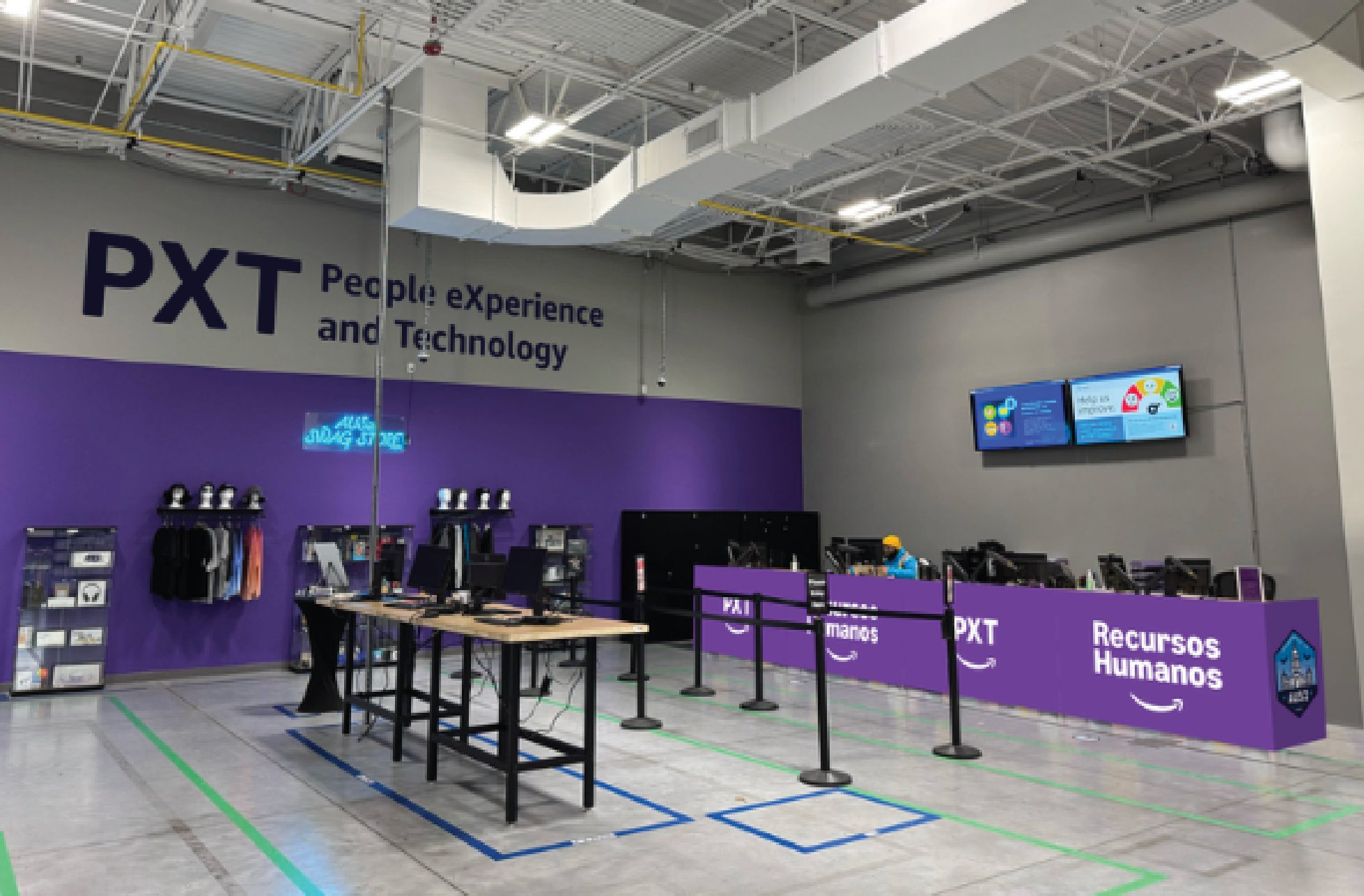 Amazon PXT floor environment