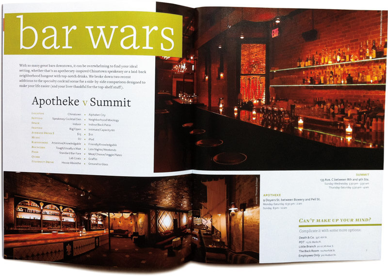 Down & Out bars spread