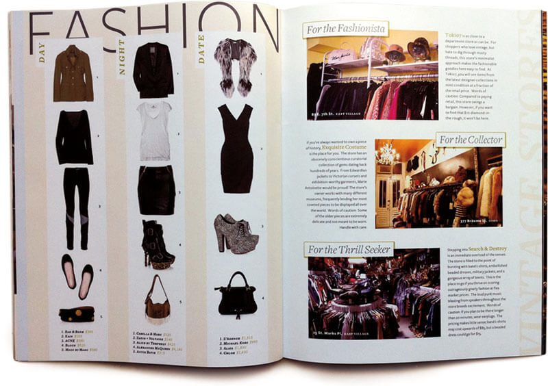 Down & Out fashion spread