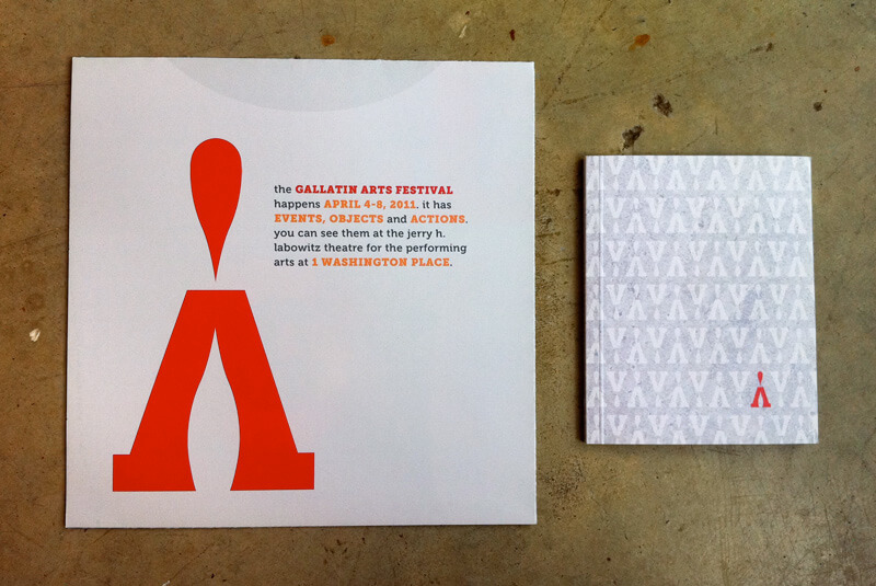 Gallatin Arts Festival poster and catalogue