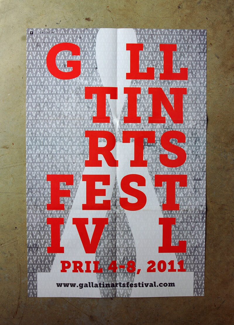 Gallatin Arts Festival poster, front