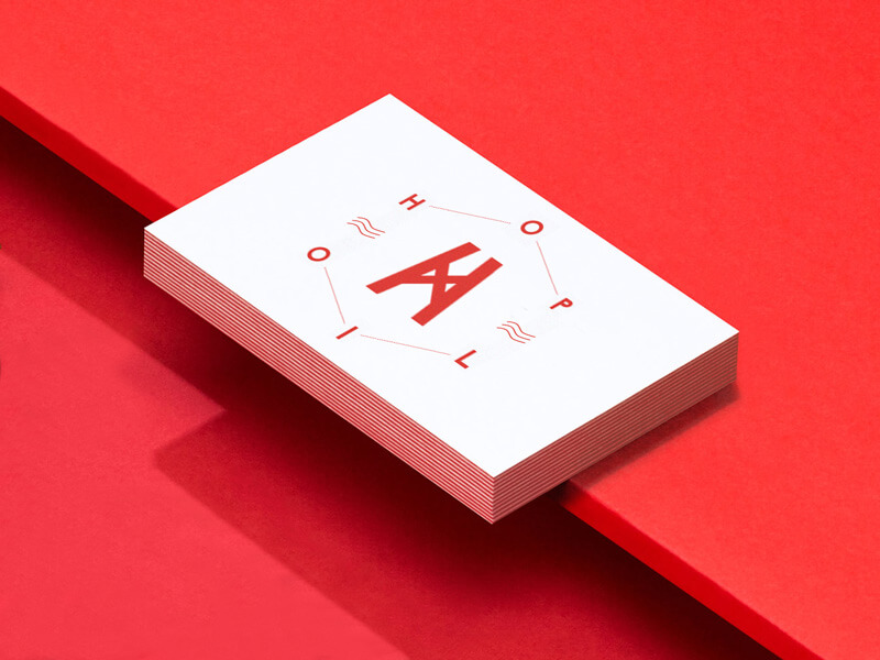 HopOil business card, front