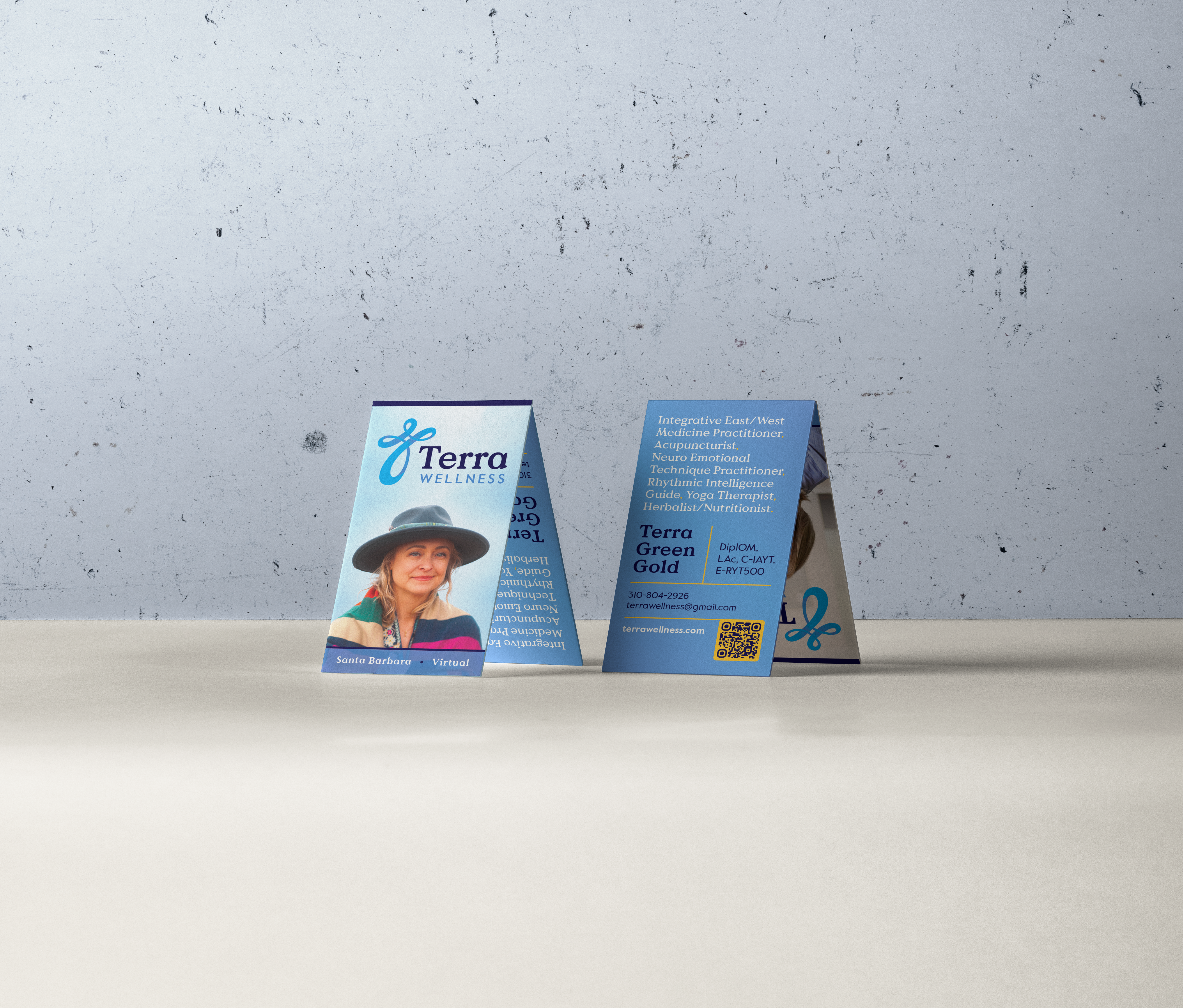 Terra Wellness business cards