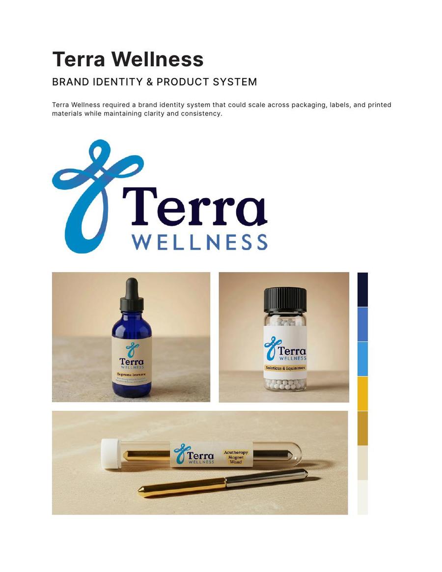 Terra Wellness brand identity